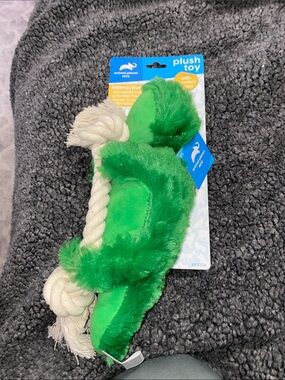 Plush Rope Dog Toy - Green
